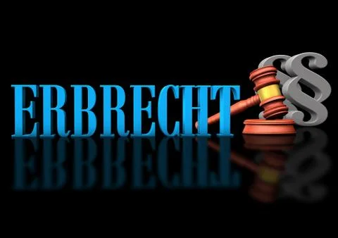 Law of inheritance Stock Illustration