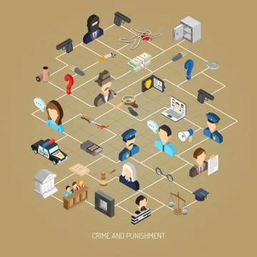 Law Isometric Concept Illustration