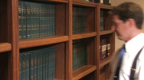 Law Library 스톡 동영상 505339