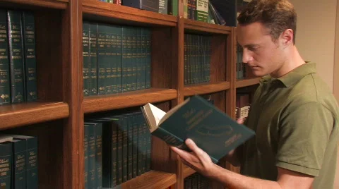 Law Library 스톡 동영상 505385