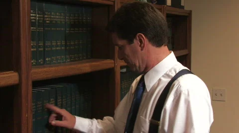 Law Library 스톡 동영상 505422