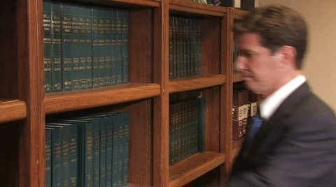 Law Library 스톡 동영상 505423