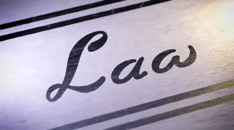 "Law". looping. Stock Footage 39680646