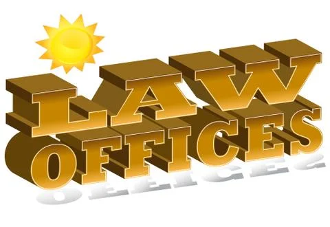 Law offices Stock Illustration