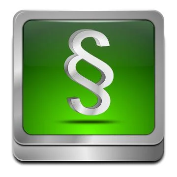 Law paragraph button Stock Illustration