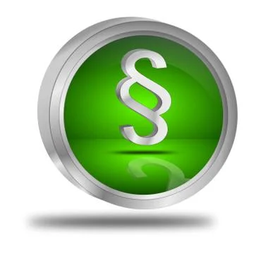 Law paragraph button Illustrazione stock