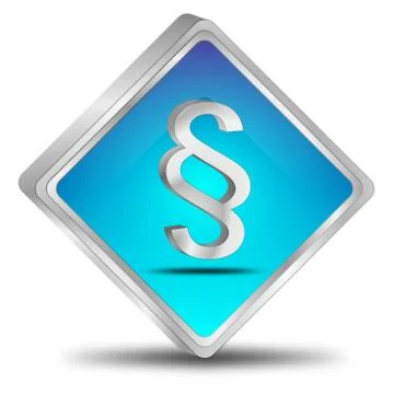 Law paragraph button Illustrazione stock