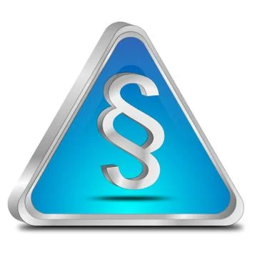 Law paragraph button Stock Illustration