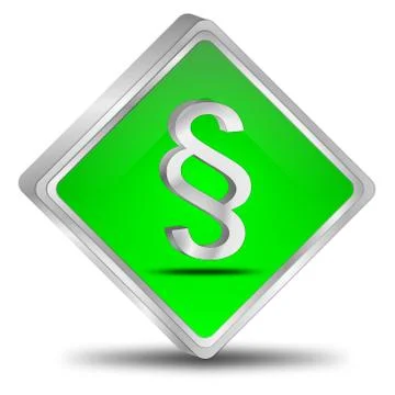 Law paragraph button Stock Illustration