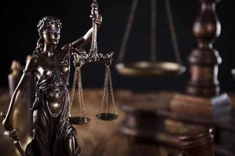 Law symbols. Stock Photos
