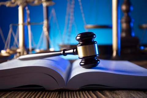Law theme and concept. Stock Photos