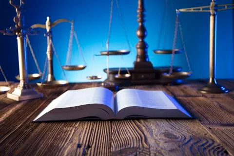 Law theme and concept. Stock Photos