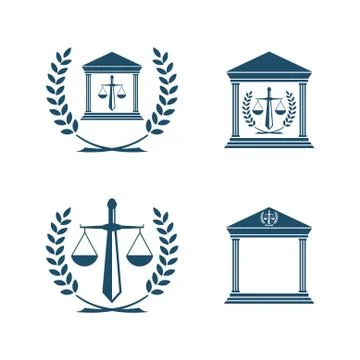Law vector design Stock Illustration