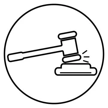 Law vector icon Illustration