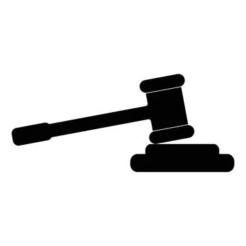 Law vector icon Stock Illustration