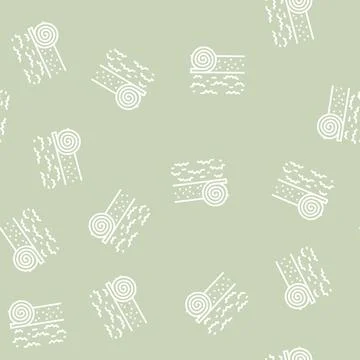 Lawn installation line seamless pattern Stock Illustration