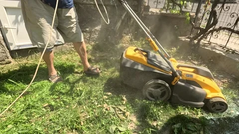 Lawn mower 1 Stock Footage 281159042