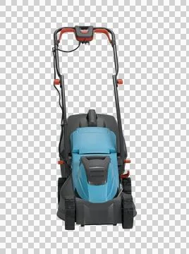 Lawn mower clipping path Stock Photos