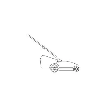 Lawn mower. flat vector icon Stock Illustration