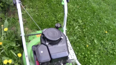 Lawn-mower Stock Footage 24695730