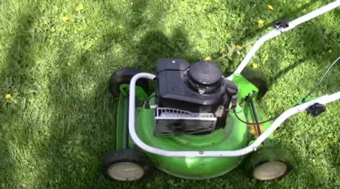 A lawn-mower Stock Footage 24696431