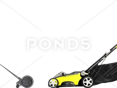 Lawn mower Stock Illustration