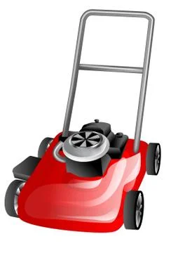 Lawn mower Stock Illustration
