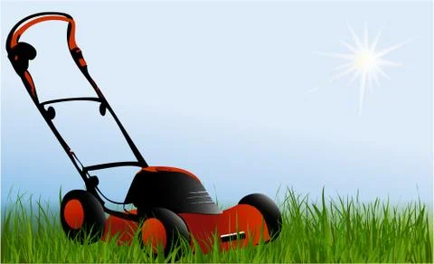 Lawn-mower Stock Illustration
