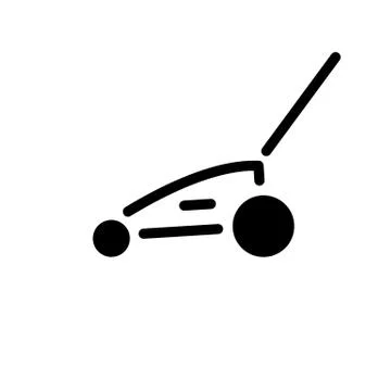 Lawn mower. Stock Illustration