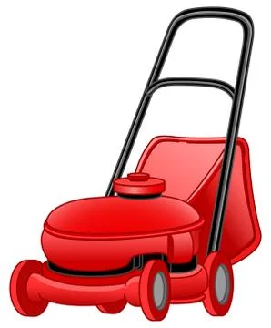 Lawn mower Illustrazione stock