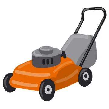 Lawn mower Stock Illustration