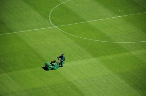 Lawn Mower Man Stock Photos