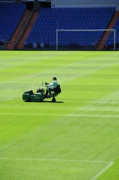 Lawn Mower Man Stock Photos