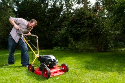 Lawn mower Stock Photos
