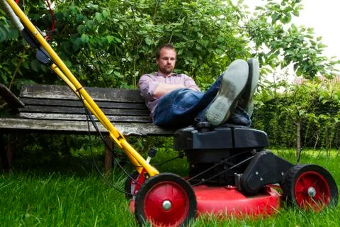 Lawn mower Stock Photos
