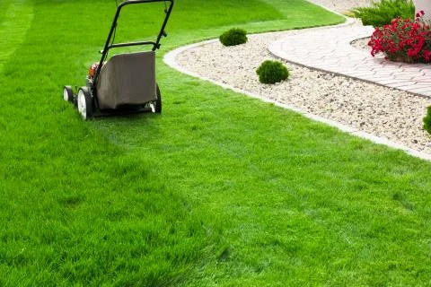 Lawn mower Stock Photos