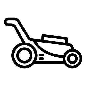 Lawn mower Vector Icon Design Illustration Stock Illustration
