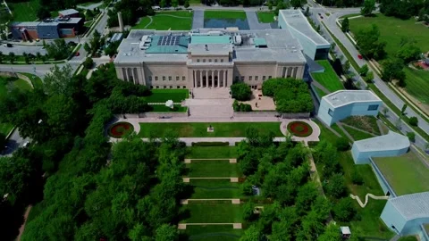 The Lawn of Nelson Atkins Stock Footage 243628675