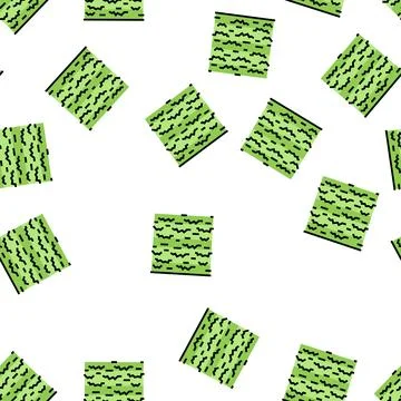 Lawn park green grass vector seamless pattern Stock Illustration