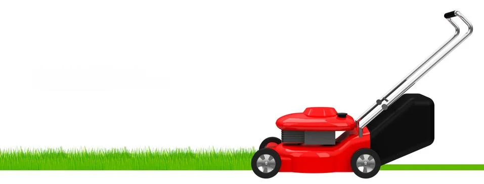Lawnmowing Stock Illustration