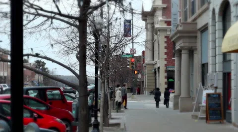 Lawrence Downtown 1 Video stock 45869974