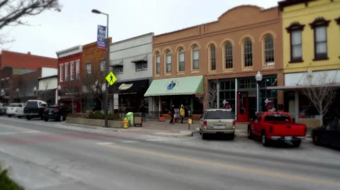 Lawrence Downtown 2 Stock Footage 45869750