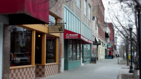 Lawrence Downtown 4 Video stock 45870650