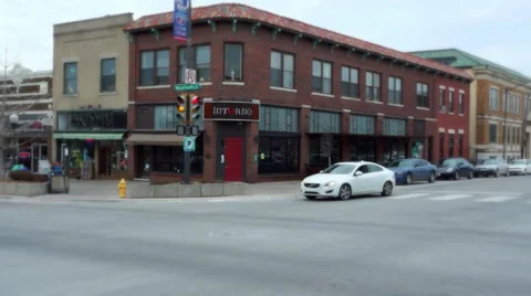 Lawrence Downtown 6 Stock Footage 45870635