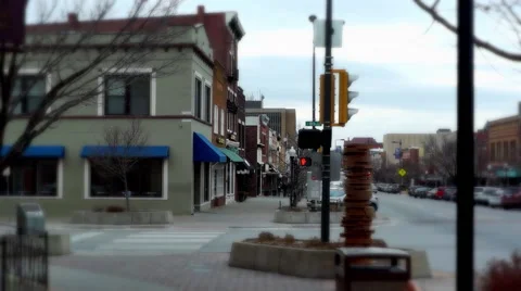 Lawrence Downtown 7 Video stock 45870892