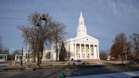 Lawrence Memorial Chapel Stock Footage 100526873