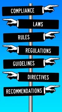 Laws rules Stock Illustration