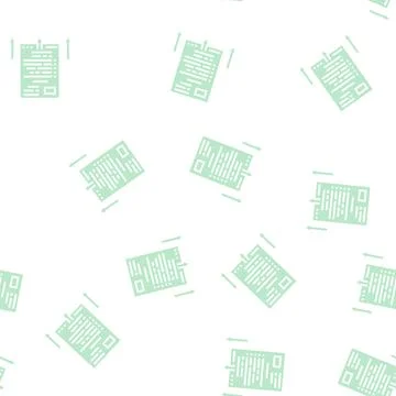 Lawsuit document glyph seamless pattern Stock Illustration
