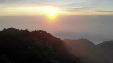 Lawu Mountain Central Java Indonesia Stock Footage 204910503