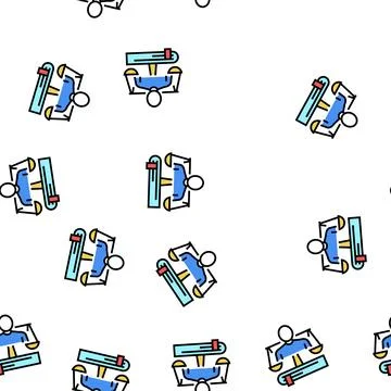 Lawyer expert vector seamless pattern Stock Illustration